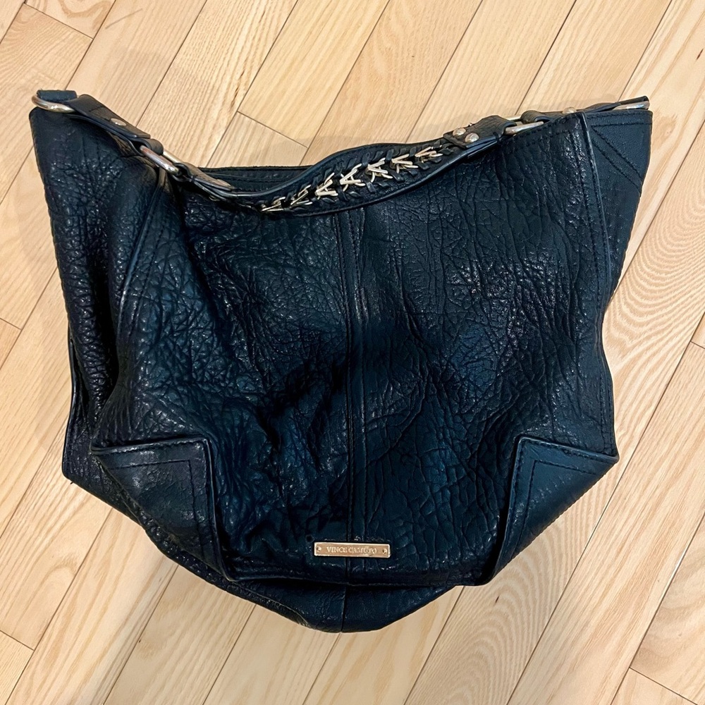 Vince Camuto black leather purse
